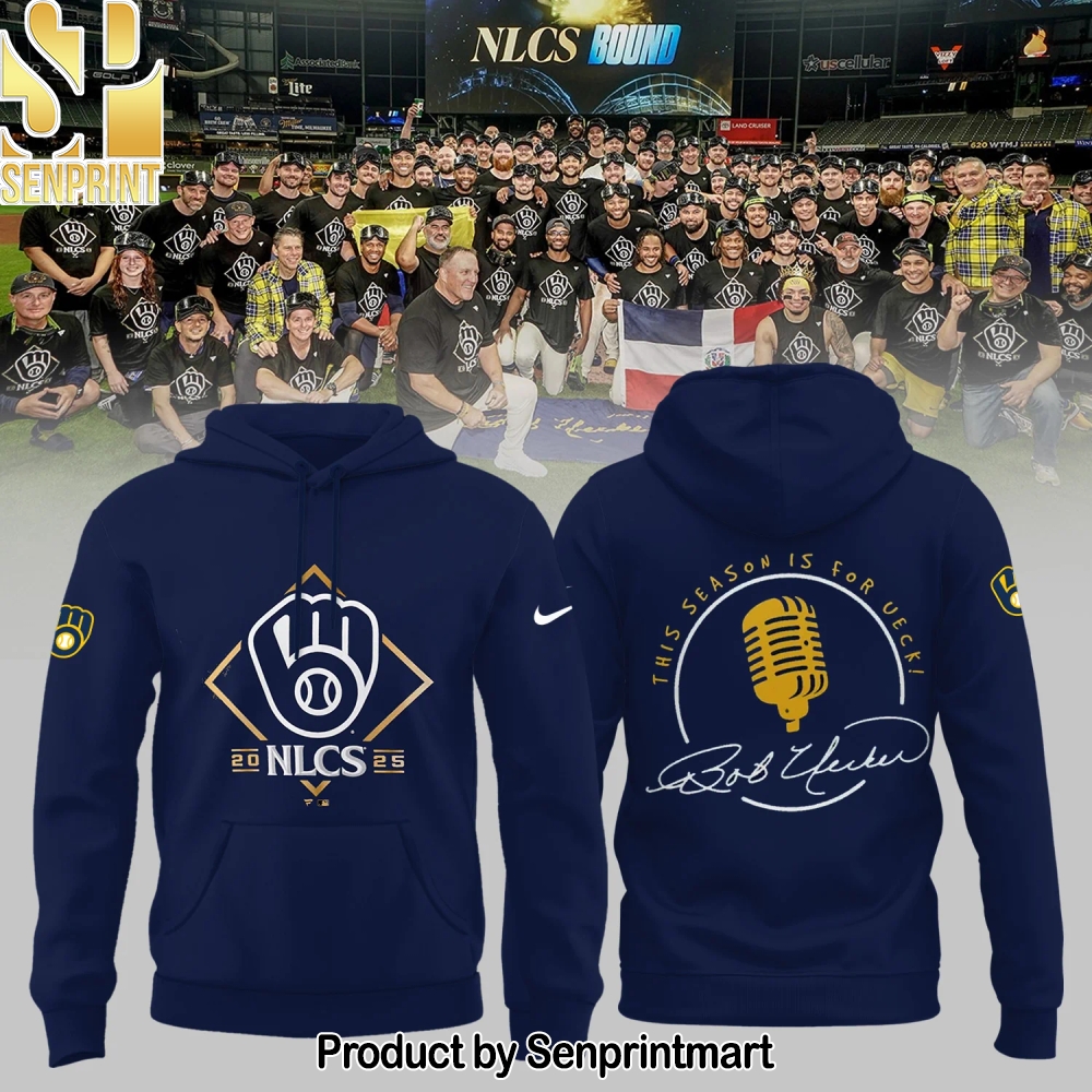 Milwaukee Brewers – 2025 NLCS BOUND, This season is for Ueck! Unisex Shirt – Sports Fan Outfit 3988