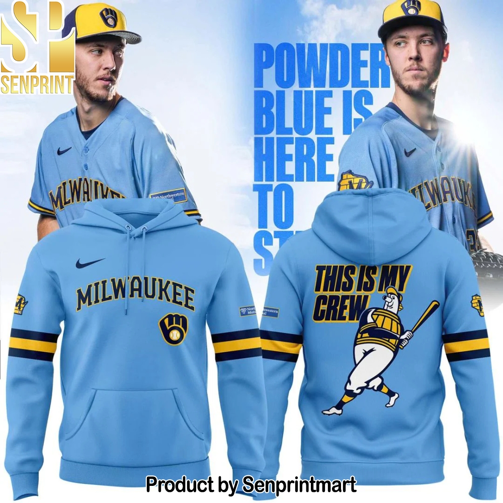Milwaukee Brewers 2026 Powder Blue Hoodie – Sports Fan Outfit 1834