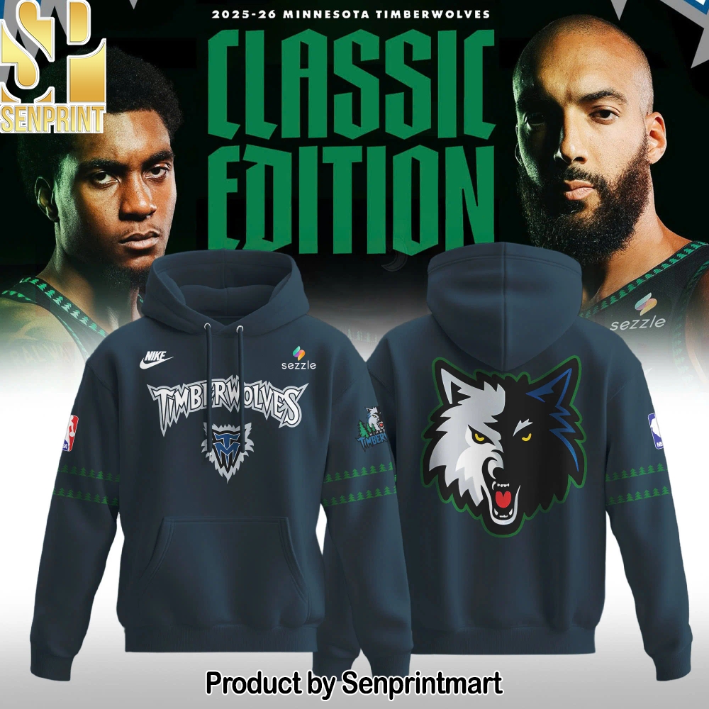 Minnesota Timberwolves _TREES_ Uniform Special Editions Hoodie – Sports Fan Outfit 1824