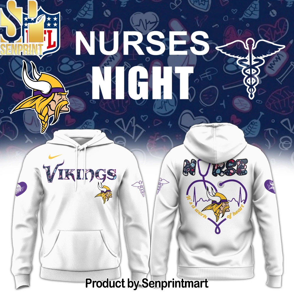 Minnesota Vikings Nurses Appreciation Hoodie – Sports Fan Outfit 1466