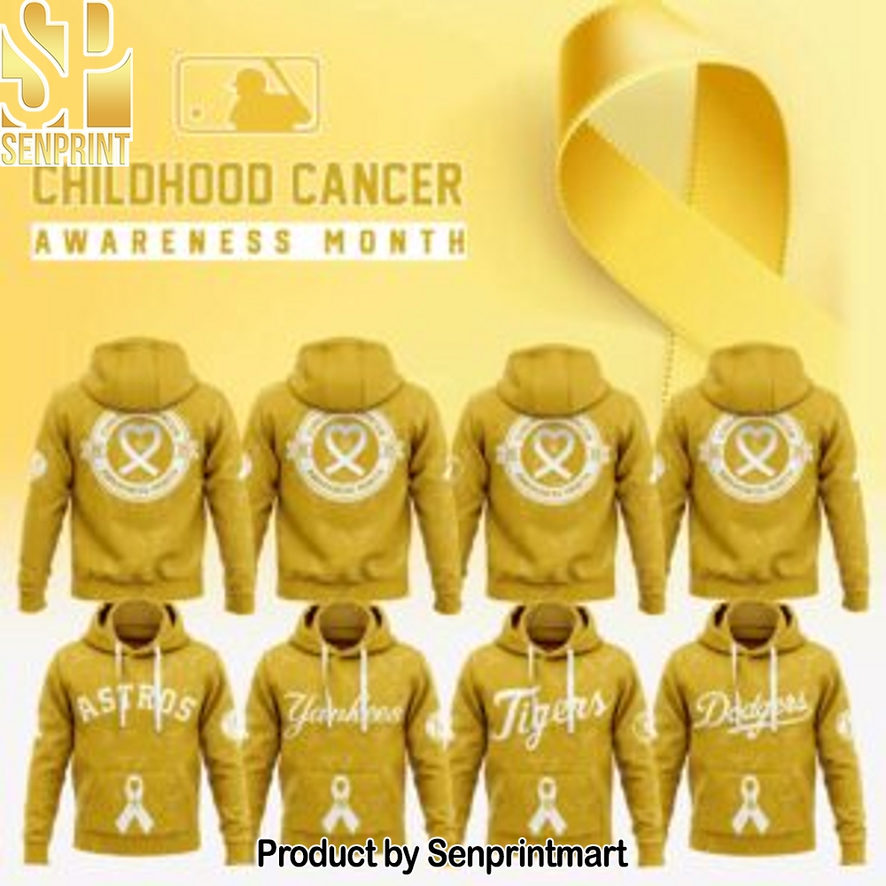 MLB x Childhood Cancer Awareness Month 2025 Hoodie Editions Limited – Sports Fan Outfit 3497