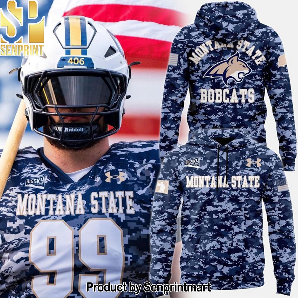 Montana State Football 2025 Military Appreciate Night Hoodie – Sports Fan Outfit 2637