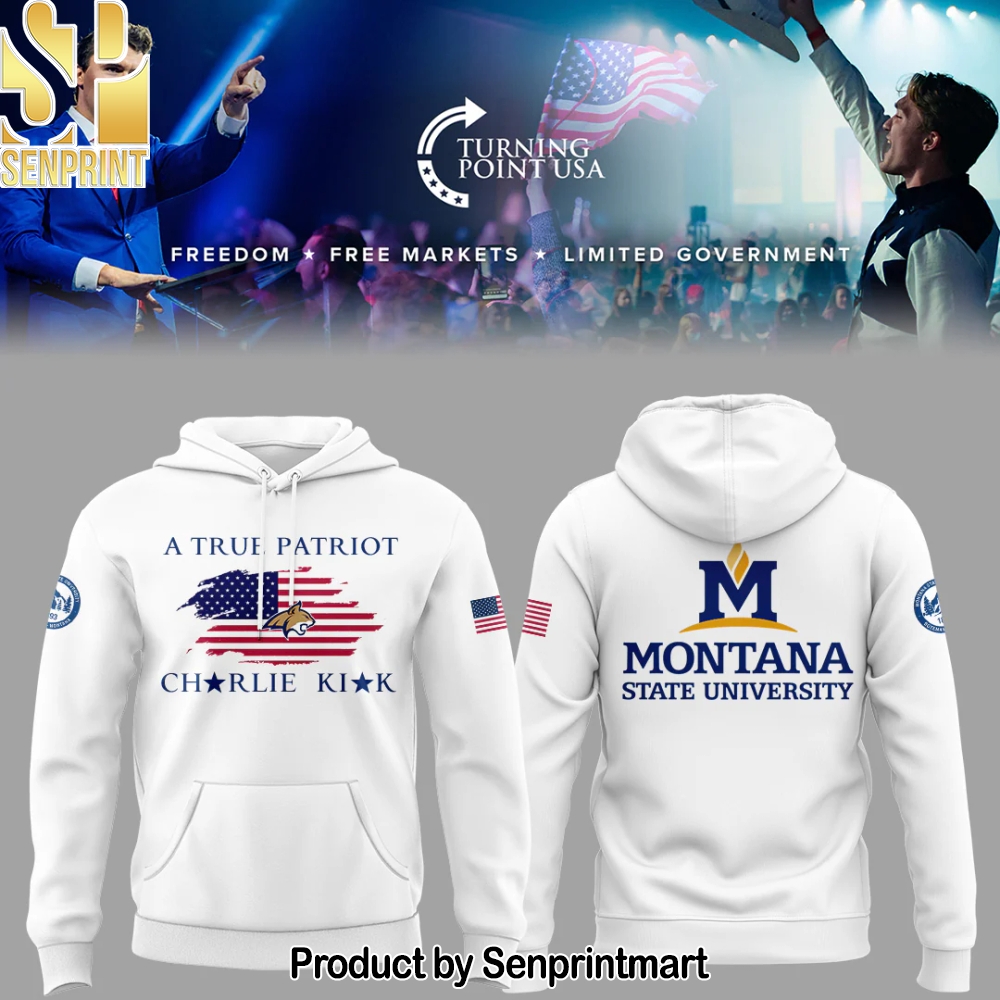 Montana State x Turning Point USA 2025 Hoodie – Sports Fan Outfit 3859