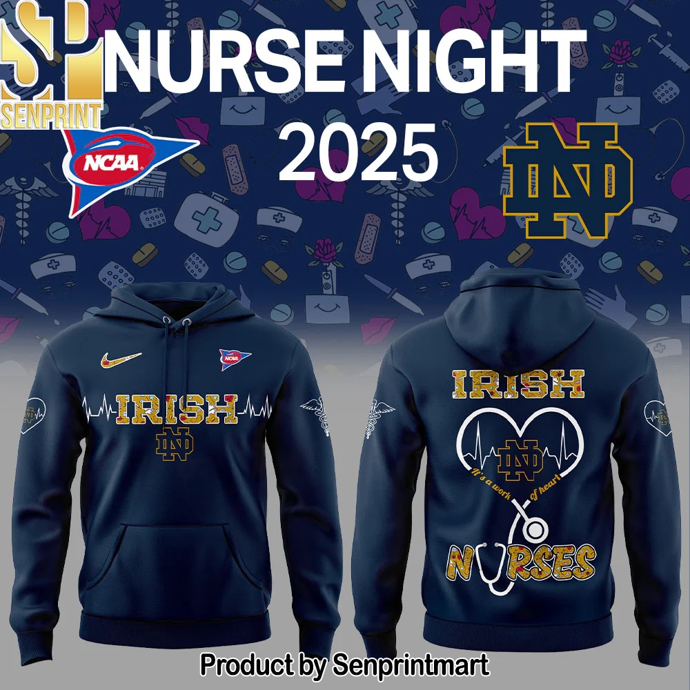 N Dame Football NURSES NIGHT 2.0.2.5 Hoodie – Sports Fan Outfit 1996