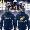 NAV Football Happy 250th Birthday U.S. Marines Hoodie – Sports Fan Outfit 4148