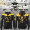 Navy FB 2024 Limited Veterans _Jolly Jogger_ Black Hoodie – Sports Fan Outfit 4081