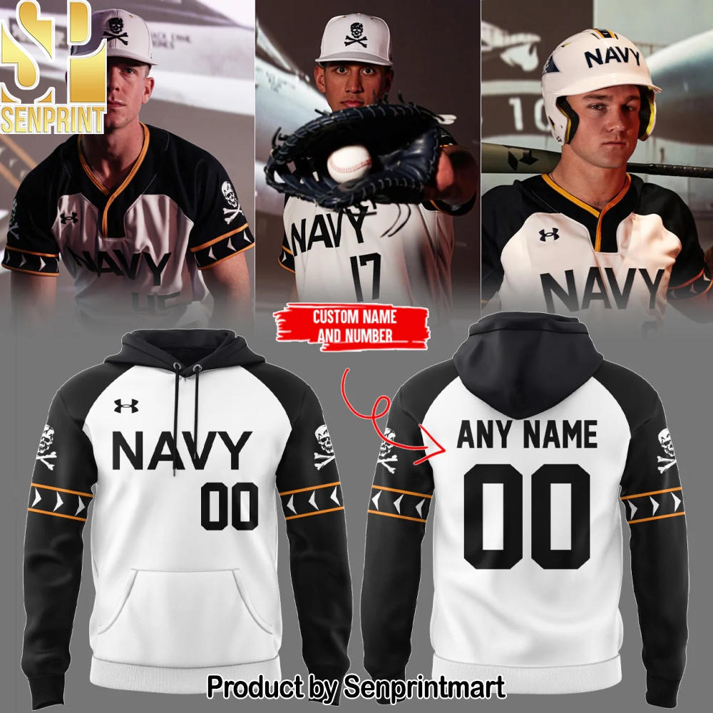 Navy Midshipmen Baseball 2025 Nike Limited _Jolly Rogers_ Hoodie – Sports Fan Outfit 4083