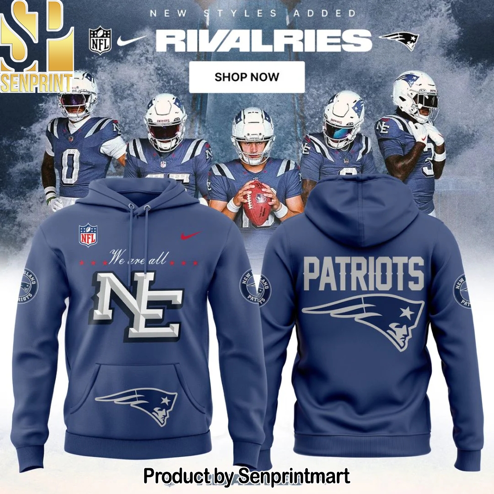 New England Patriots 2025 NFL Rivalries Nor’Easter Hoodie – Sports Fan Outfit 1255