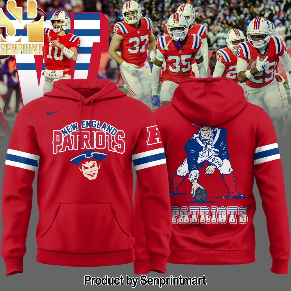 New England Patriots Classic Logo Special Edition Hoodie 2025 – Sports Fan Outfit 2194