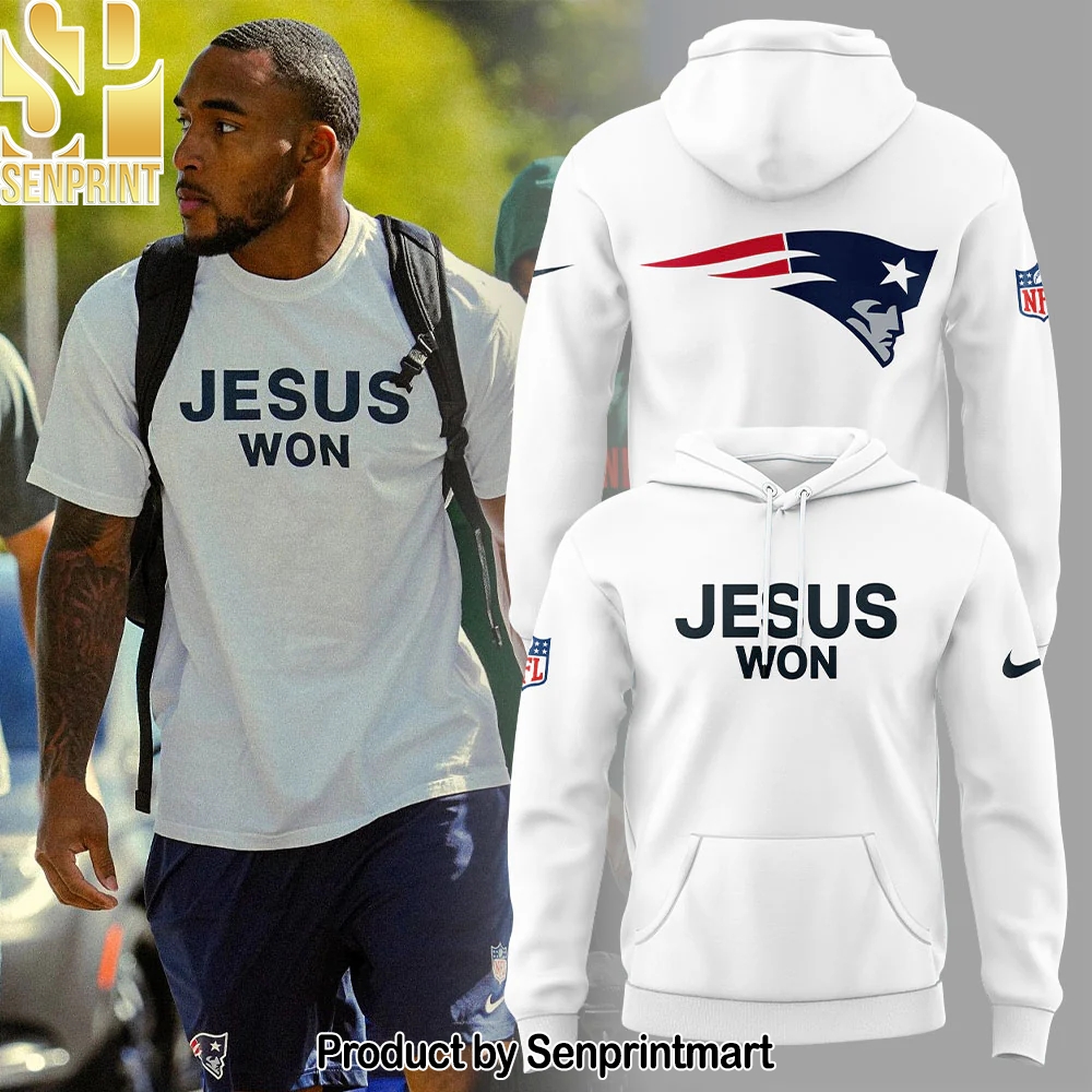New England Patriots Patriots JESUS WON 2.0.2.5 Hoodie – Sports Fan Outfit 4018