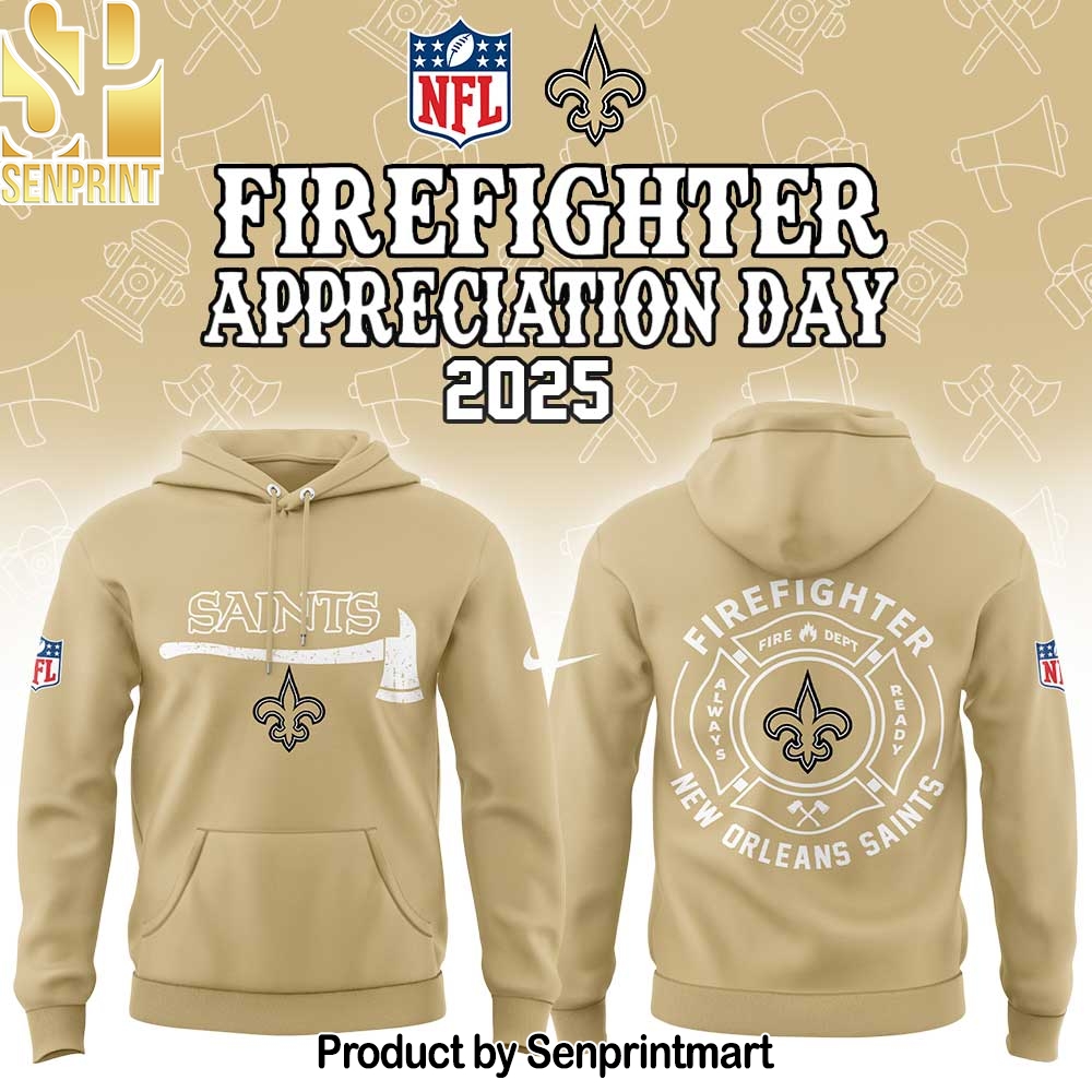 New Orleans Saints Firefighter Application Limited Unisex Shirt – Sports Fan Outfit 1511