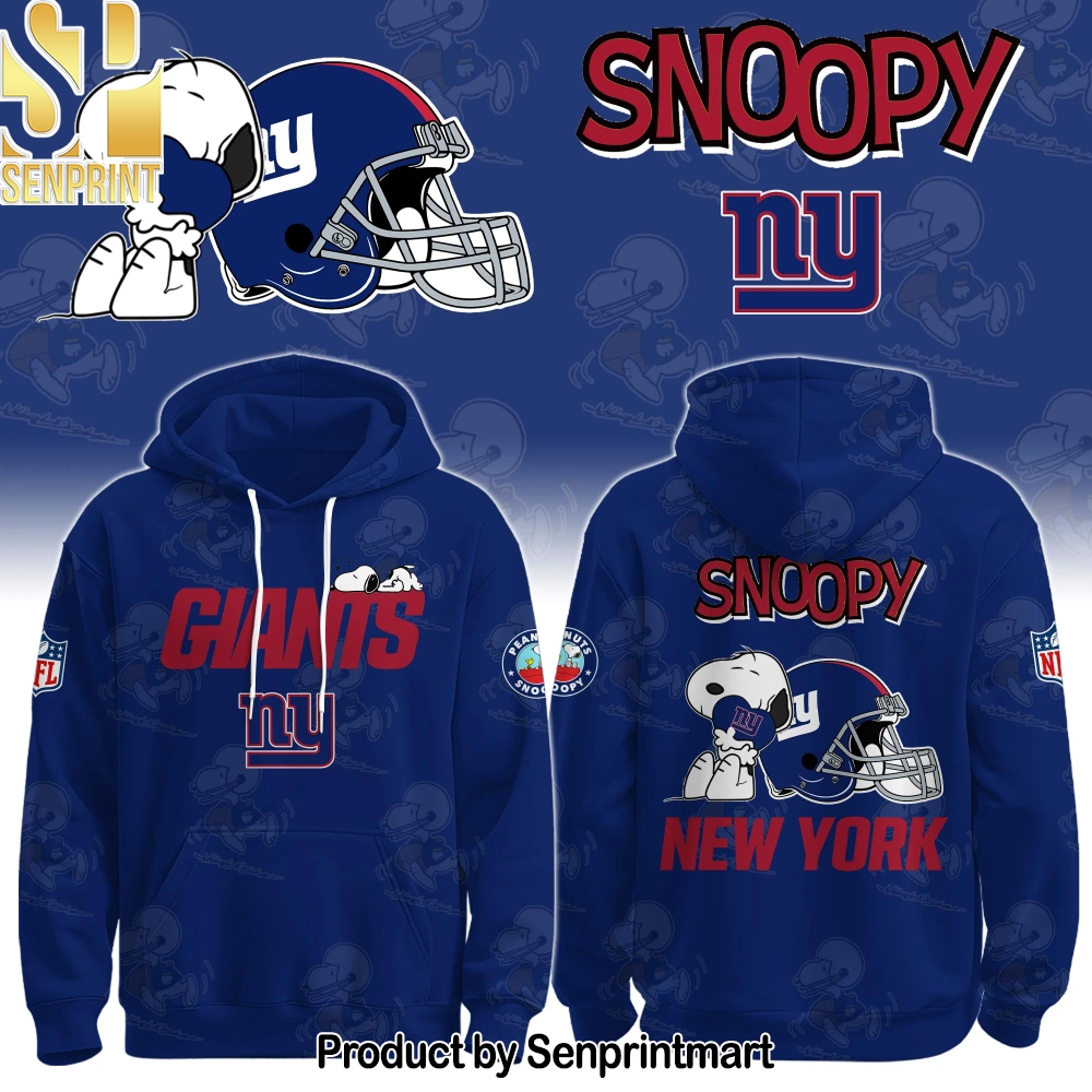 New York Giants x Snoopy Hoodie Unisex Shirt – Sports Fan Outfit 1329