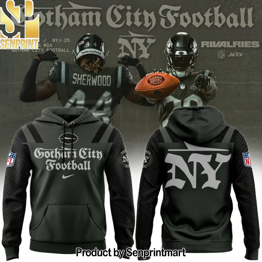 New York Jets Nike Game Rivalry Pullover Hoodie – Sports Fan Outfit 2268
