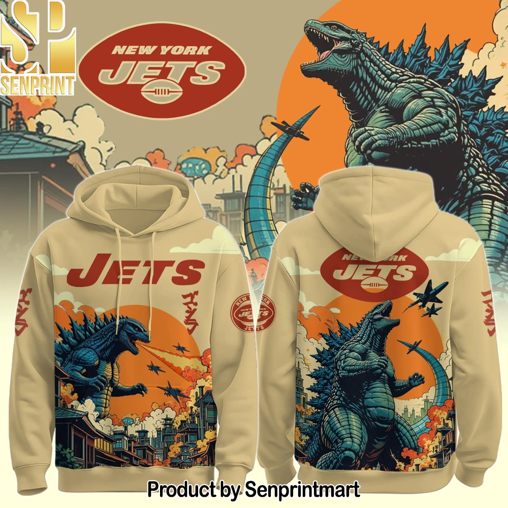 New York Jets Special Godzilla Hoodie – Sports Fan Outfit 2669