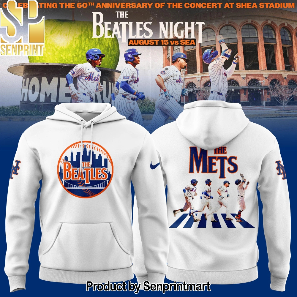 New York Mets The Beatles Night 2025 Hoodie – Sports Fan Outfit 2528