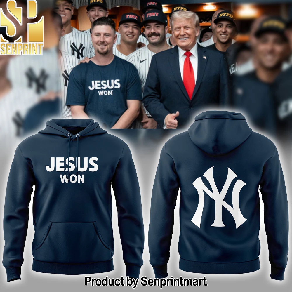 New York Yankees JESUS WON 2025 Hoodie – Sports Fan Outfit 2545