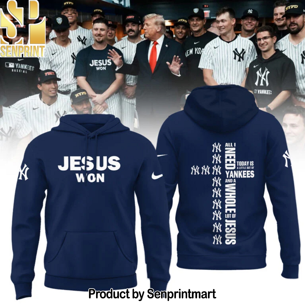 New York Yankees JESUS WON 2025 Hoodie – Sports Fan Outfit 3101