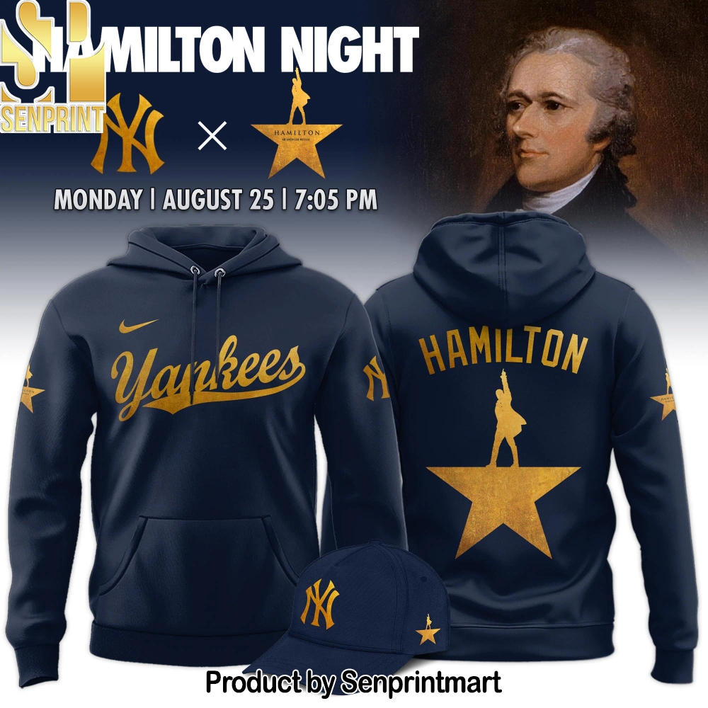 New York Yankees MLB x Hamilton Night 2025 Hoodie – Sports Fan Outfit 3412