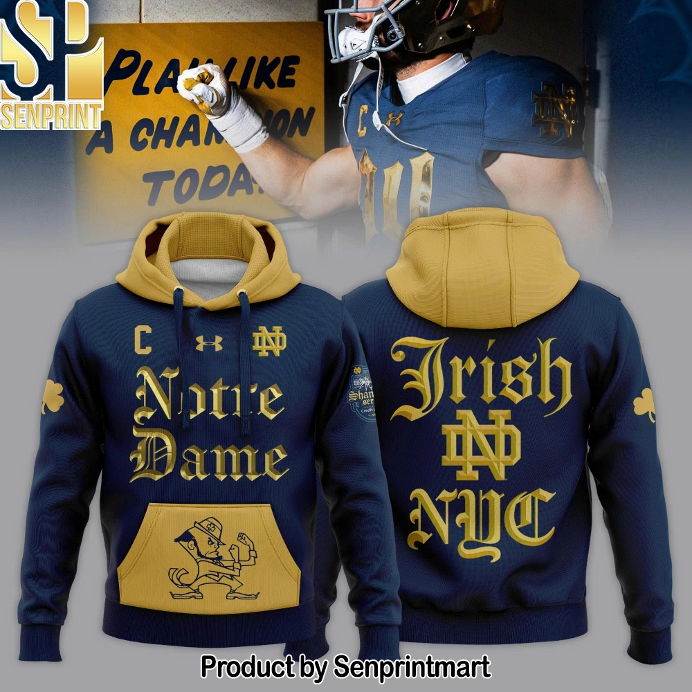 Notre Dame Fighting Irish Shamrock Series Hoodie – Sports Fan Outfit 3390