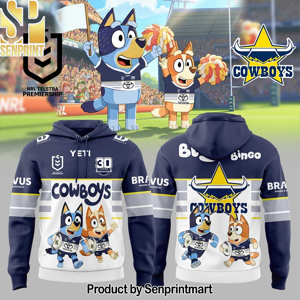 NQ Cowboys x Bluey and Bingo Hoodie – Sports Fan Outfit 3194