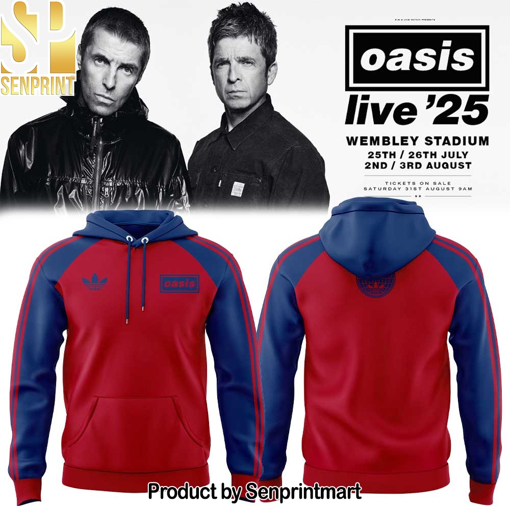 Oasis _Live ’25_ Red Hoodie – Sports Fan Outfit 2543