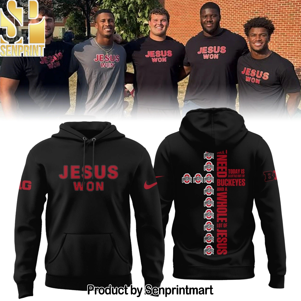 Ohio State Buckeyes Jesus Won Hoodie – Sports Fan Outfit 2937