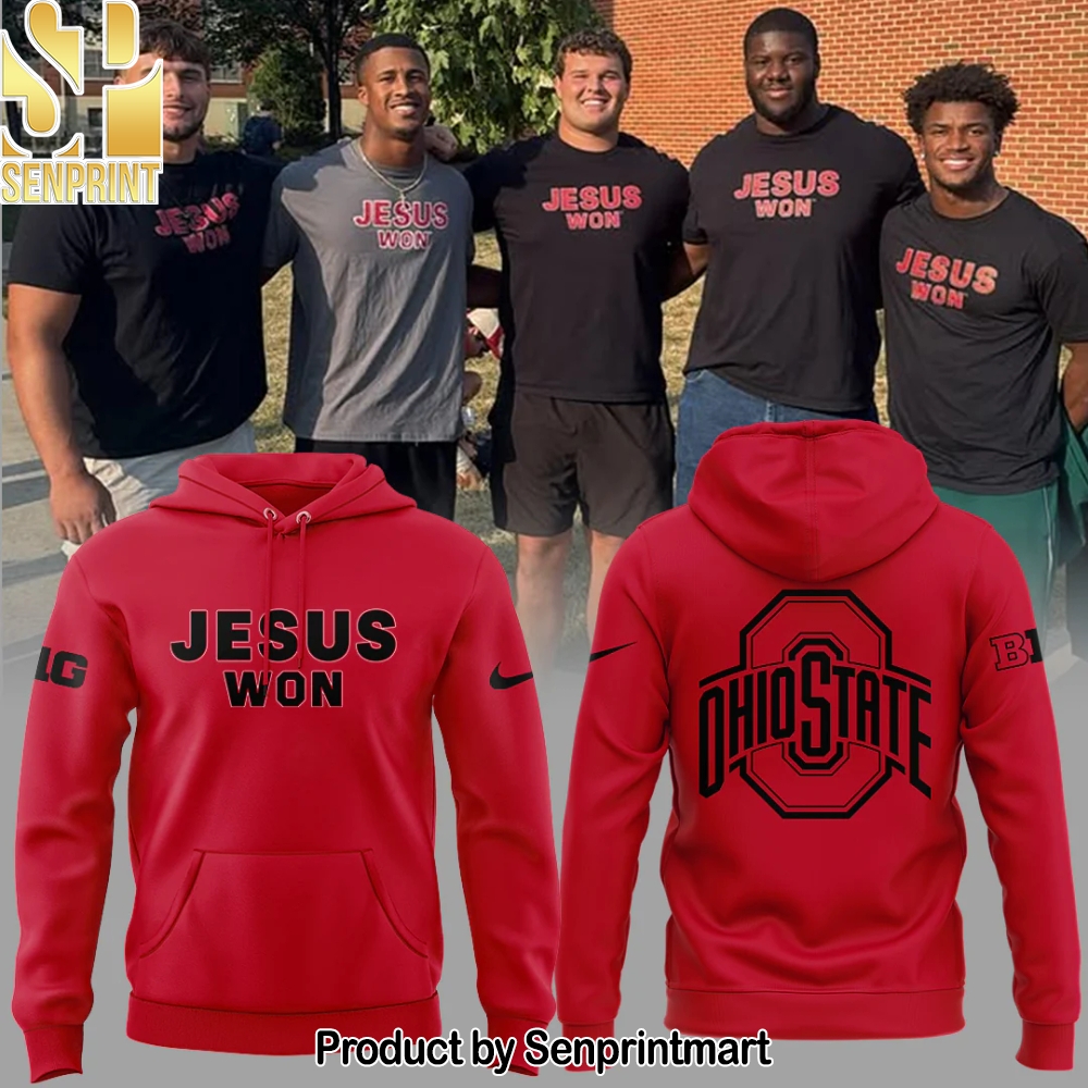 Ohio State Buckeyes Jesus Won Hoodie – Sports Fan Outfit 3617