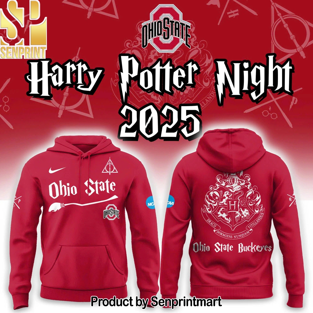 Ohio State Buckeyes x Harry Potter 2025 Hoodie – Sports Fan Outfit 3023
