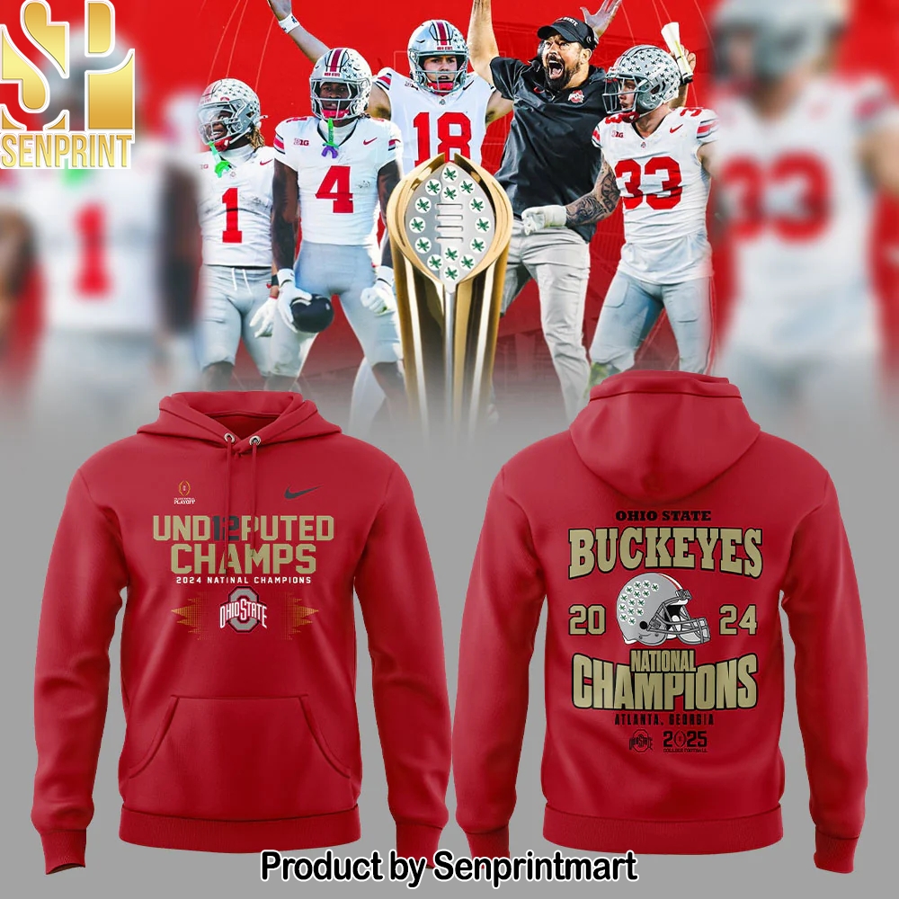 Ohio State Football College Football Playoff National Champions Red Hoodie – Sports Fan Outfit 3879