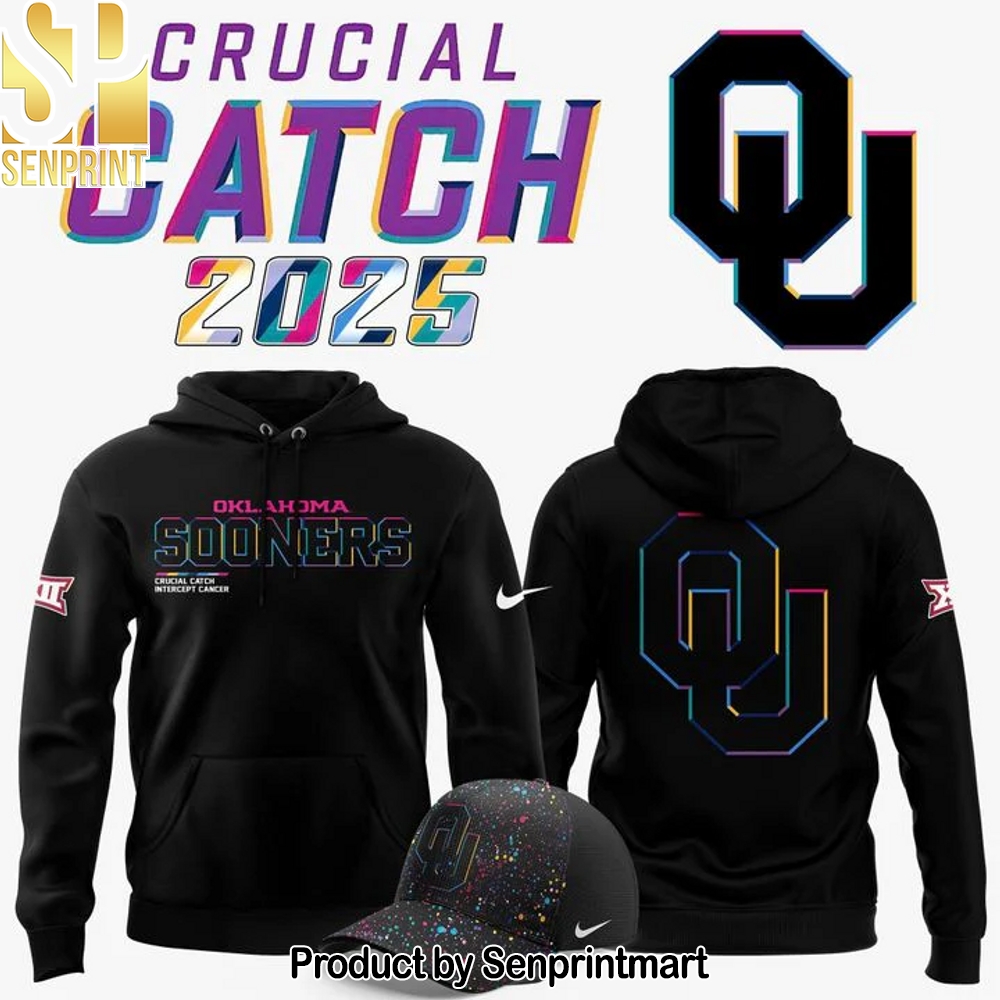 Oklahoma Football 2025 Crucial Catch Hoodie – Sports Fan Outfit 1785