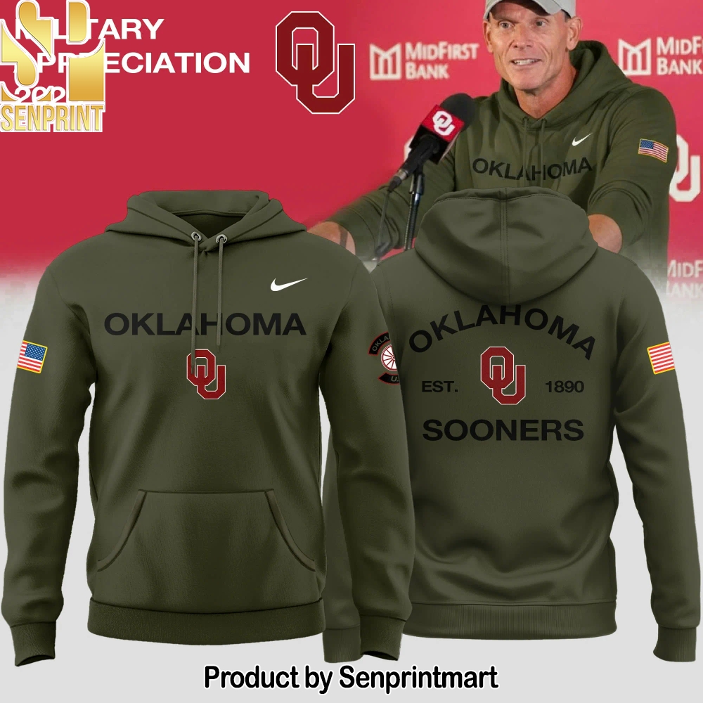 Oklahoma Sooners Military Appreciation 2025 Special Hoodie – Sports Fan Outfit 1302