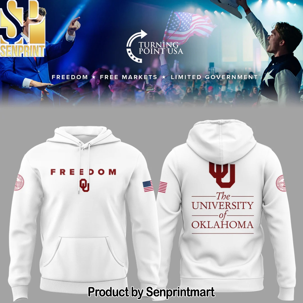 Oklahoma x Turning Point USA 2025 Hoodie – Sports Fan Outfit 2541