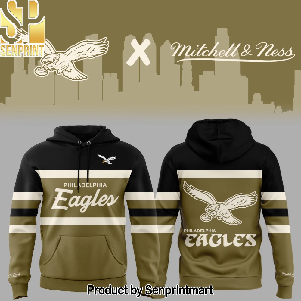 Olive Philadelphia Eagles Hoodie – Sports Fan Outfit 1823