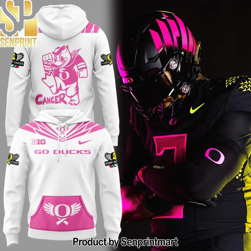 Oregon Ducks Breast Cancer Hoodie – Sports Fan Outfit 1553