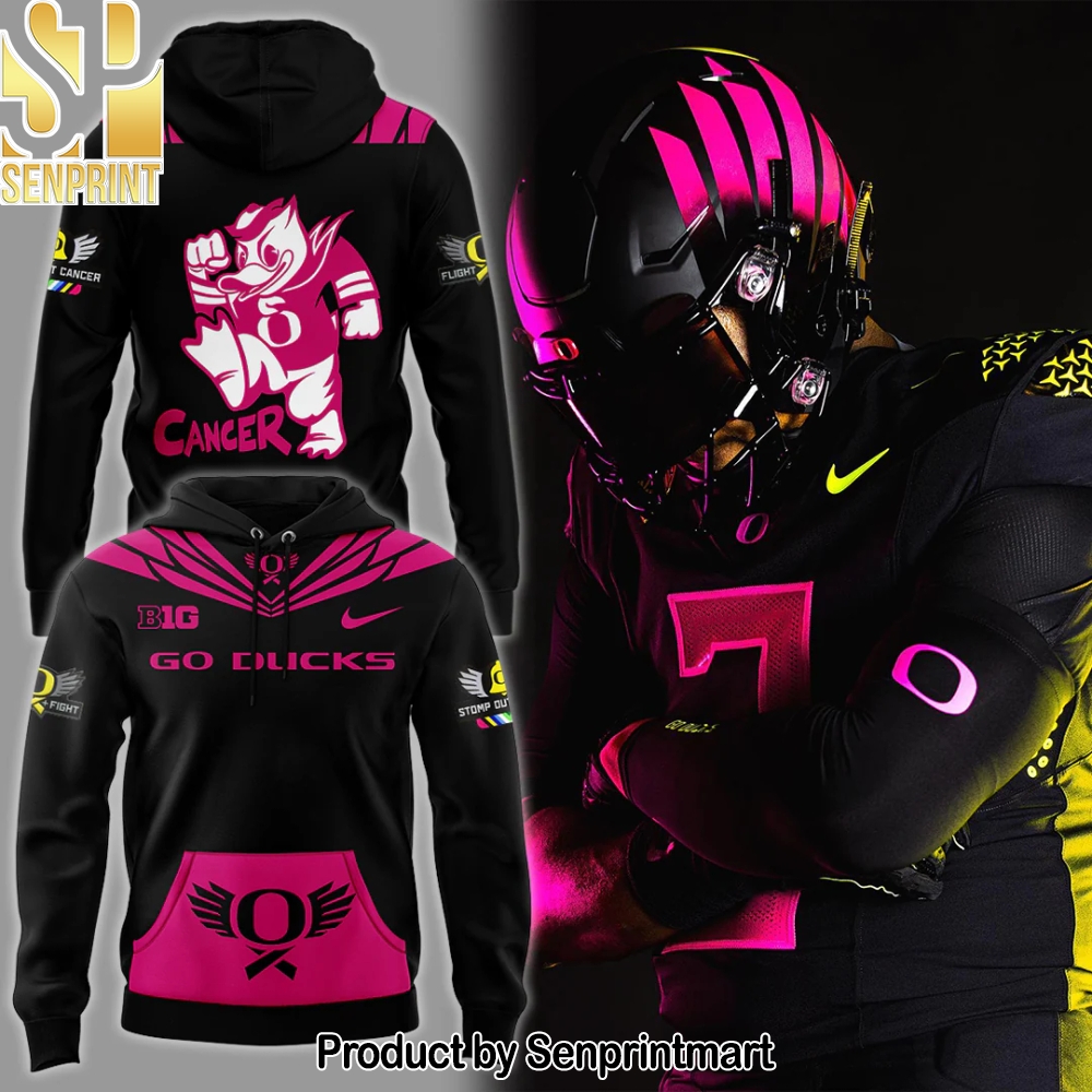 Oregon Ducks Breast Cancer Hoodie – Sports Fan Outfit 2506