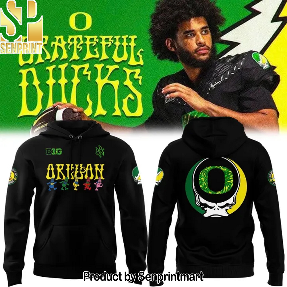 Oregon Ducks Football 2025 Grateful Ducks Tie-Dye Hoodie – Sports Fan Outfit 1676