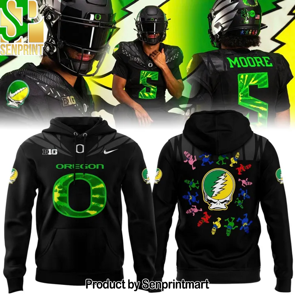 Oregon Ducks Football 2025 Grateful Ducks Tie-Dye Hoodie – Sports Fan Outfit 3620