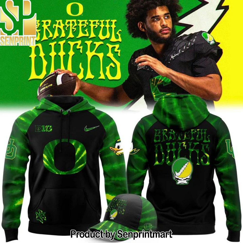 Oregon Ducks Football 2025 Grateful Ducks Tie-Dye Hoodie – Sports Fan Outfit 3624