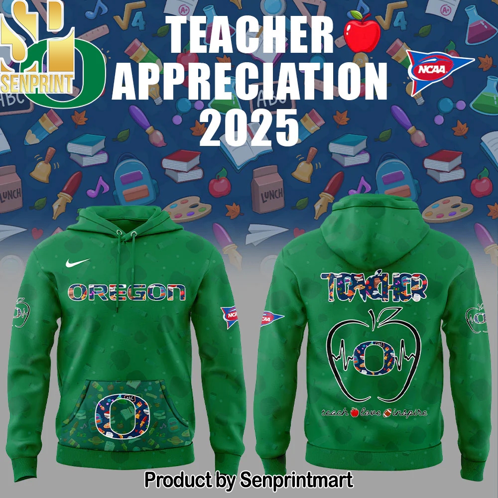 Oregon Ducks Football Teacher Appreciation 2025 V2 Hoodie – Sports Fan Outfit 1627