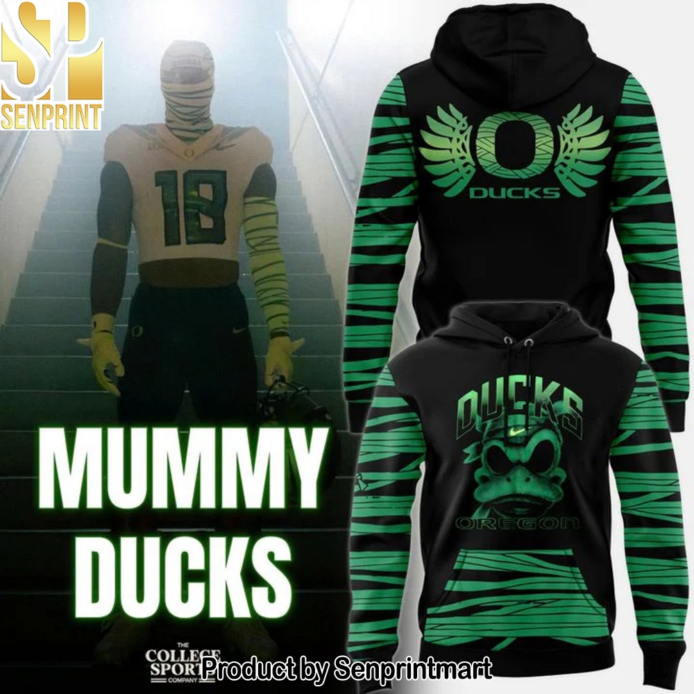 Oregon Football Green ” Mummy Duck” Hoodie 2025 – Sports Fan Outfit 2993