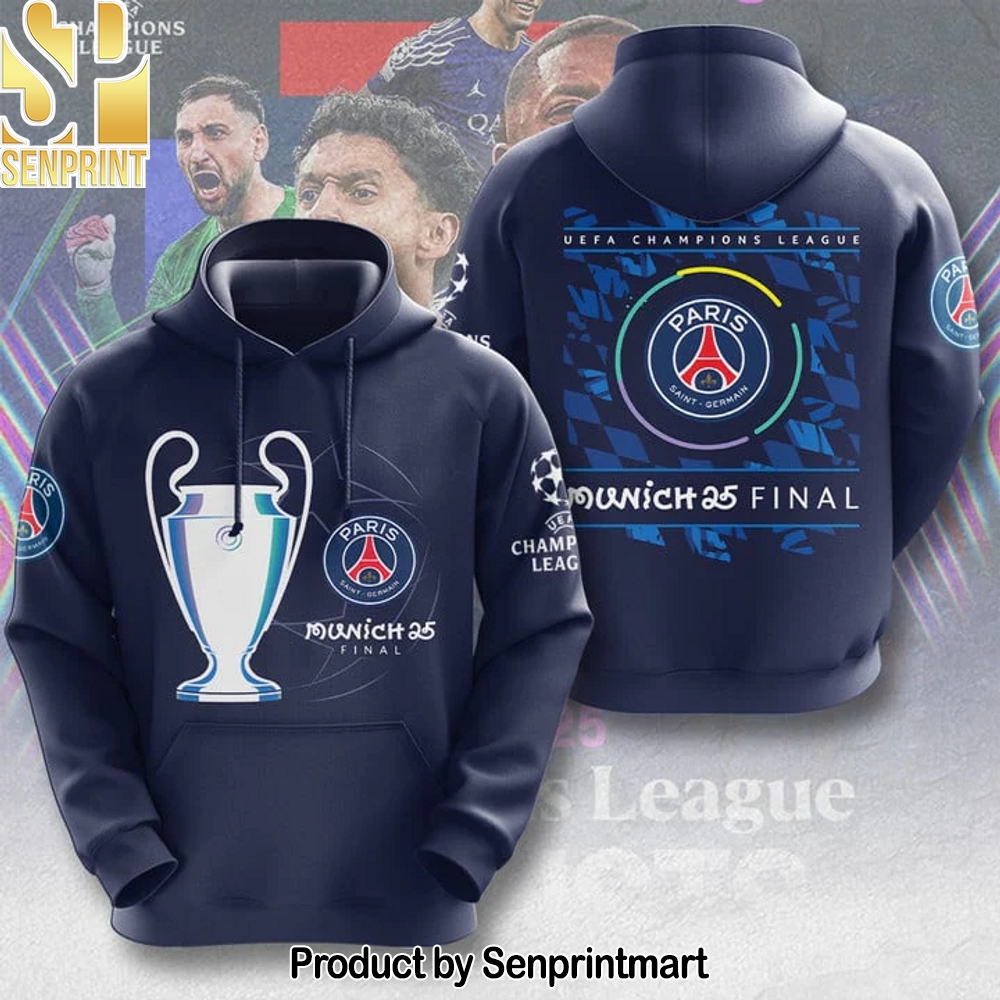 Paris Saint-Germain F.C Champions League Winner 2025 Hoodie – Sports Fan Outfit 2836