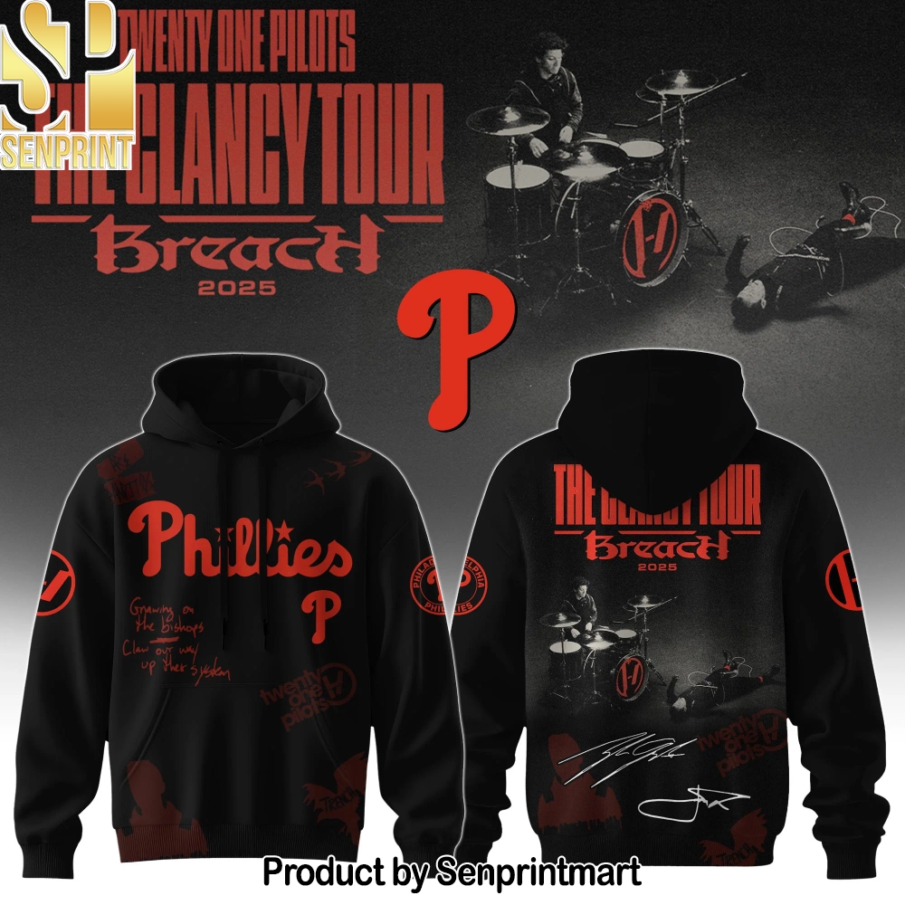 PHI x Twenty One Pilots The Glancy Tour 2025 Hoodie Limited Edition – Sports Fan Outfit 3625