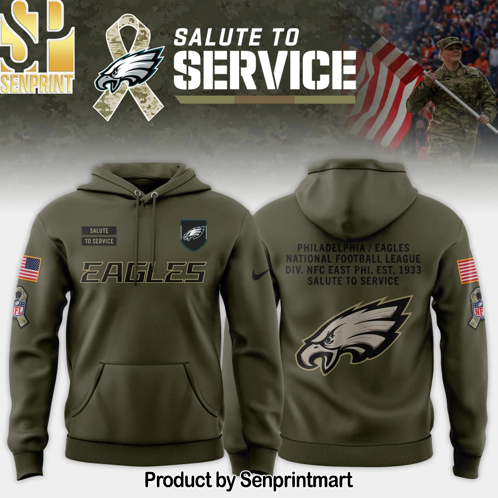 Philadelphia Eagles 2025 Salute to Service Limited Unisex Shirt – Sports Fan Outfit 1270