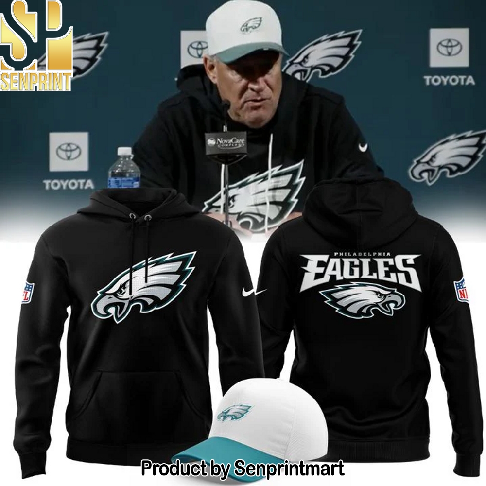 Philadelphia Eagles Back In Black 2025 Hoodie – Sports Fan Outfit 1620
