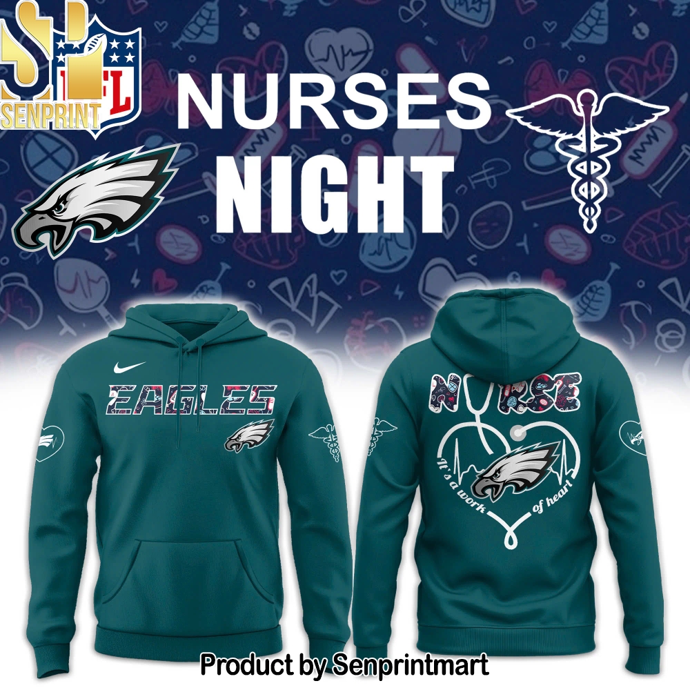Philadelphia Eagles Nurses Appreciation Hoodie – Sports Fan Outfit 1560