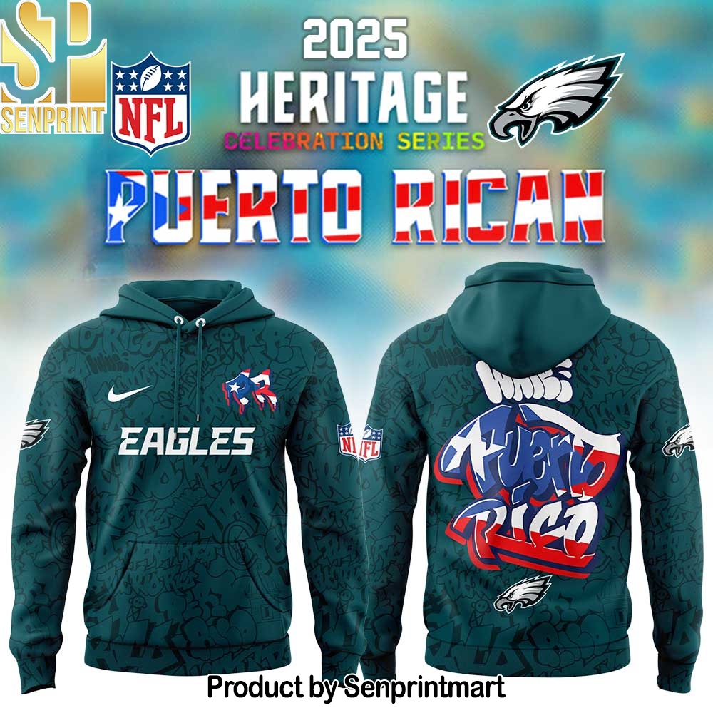 Philadelphia Eagles Puerto Rican Heritage Unisex Shirt – Sports Fan Outfit 1664