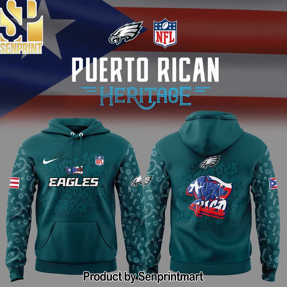 Philadelphia Eagles Puerto Rican Heritage Unisex Shirt – Sports Fan Outfit 2265