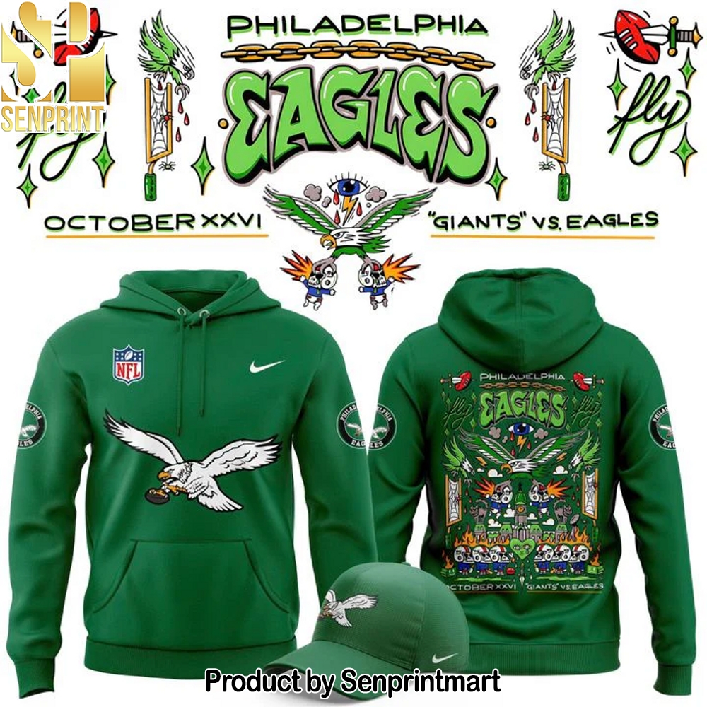 Philadelphia Eagles Seeing Kelly Green Hoodie – Sports Fan Outfit 1562