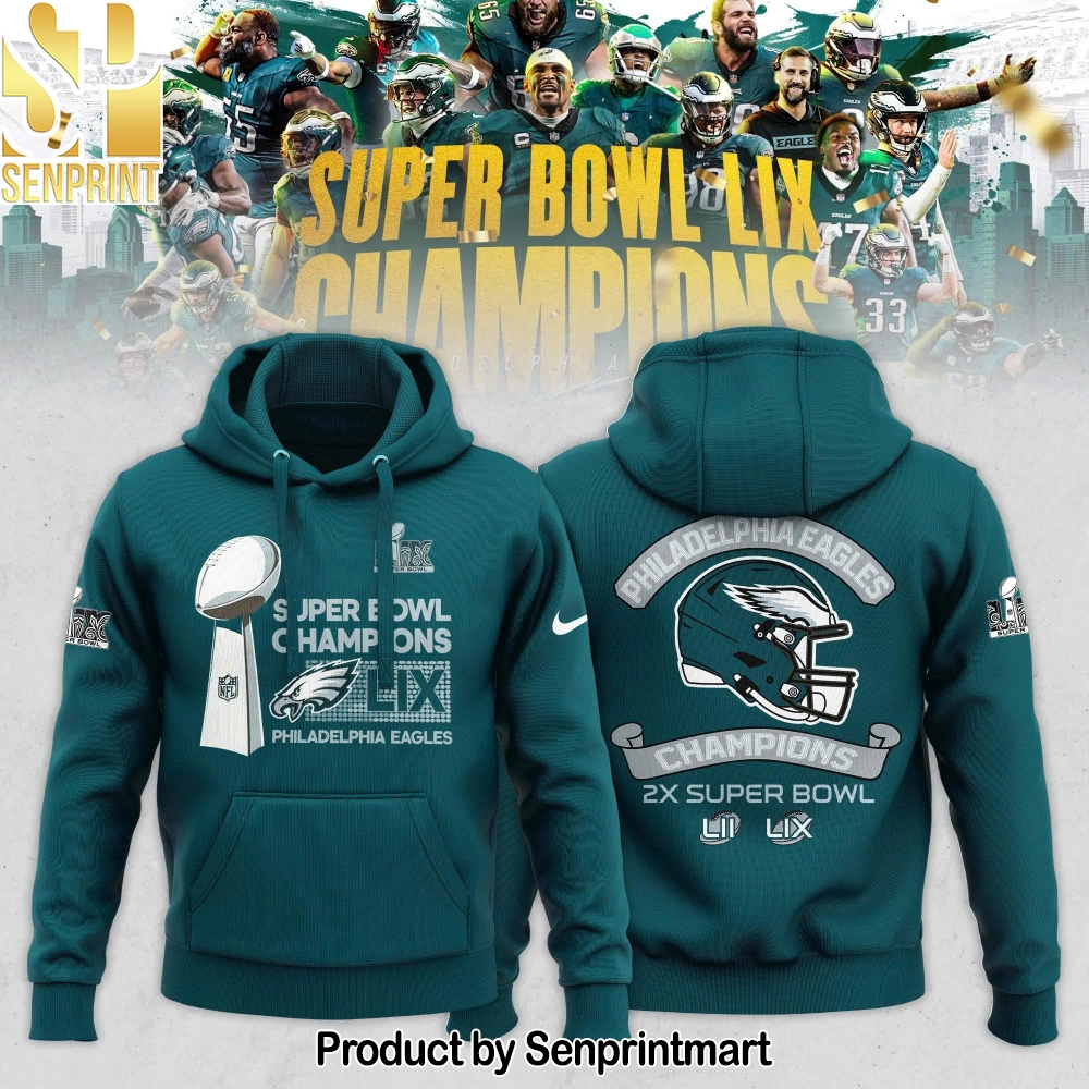 Philadelphia Eagles Super Bowl LIX Champions 2025 New Hoodie – Sports Fan Outfit 3574