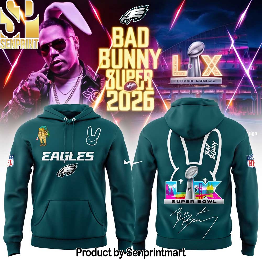 Philadelphia Eagles x Bad Bunny Super Bowl 2026 Unisex Shirt – Sports Fan Outfit 2492